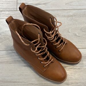 Madewell Leather Boots 7.5 NWOB